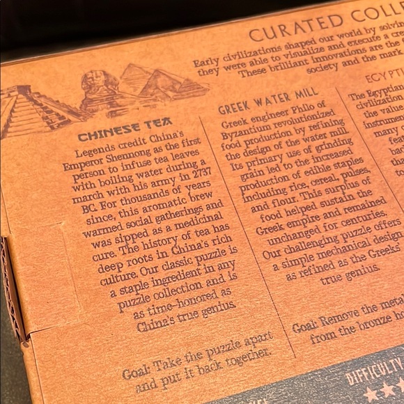 ©️True Genius Ancient Treasures™️ Puzzle Set - Multicolor - Picture 4 of 8